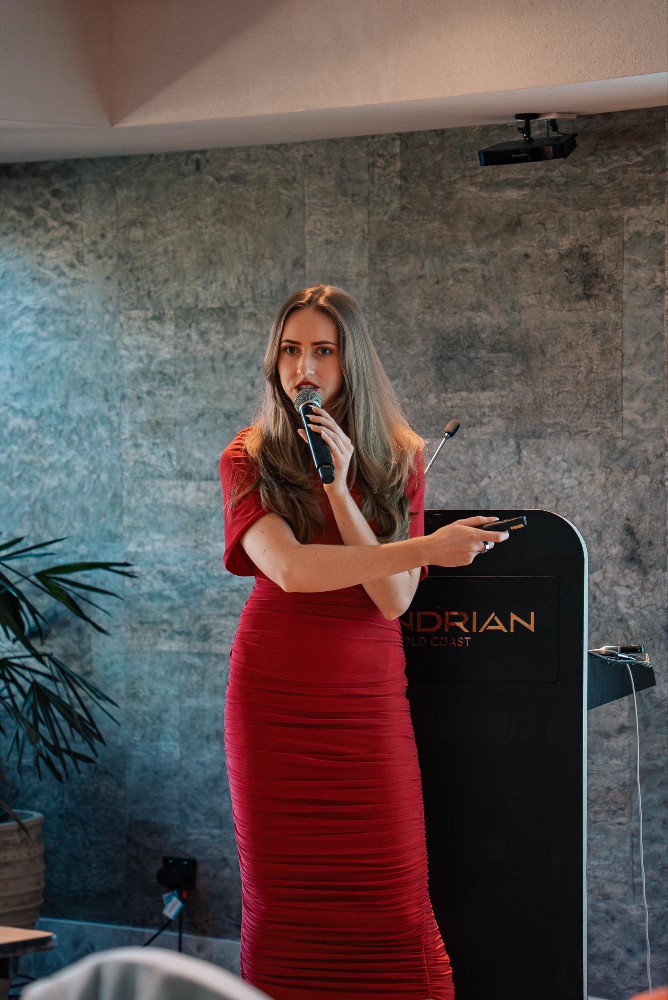 Kateesha Hembrow presenting at BeKnown Academy event